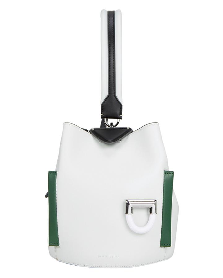 Danse Lente Josh Bucket Bag White/green/black 1size