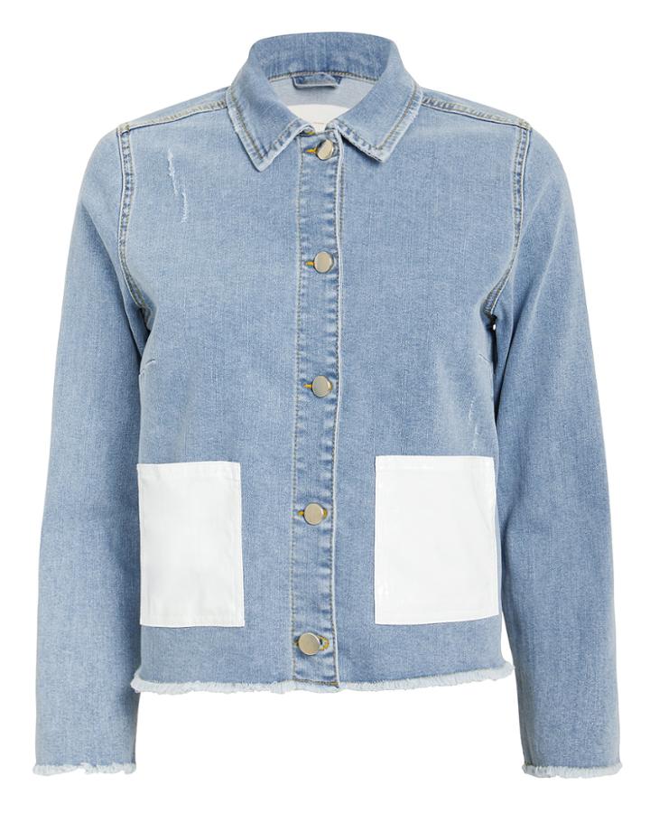 Notes Du Nord Kayla Light Blue Denim Jacket Light Blue Denim 40
