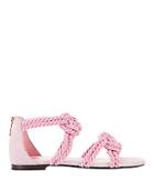 Maison Ernest Sybille Rope Pink Sandals