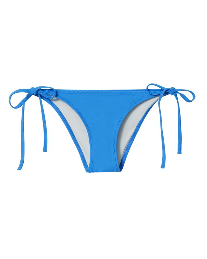 Solid & Striped Charlotte Blue Tie Bikini Bottom