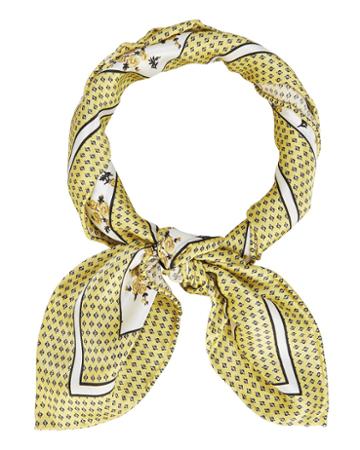 Exclusive For Intermix Intermix Mara Floral Scarf Yellow 1size