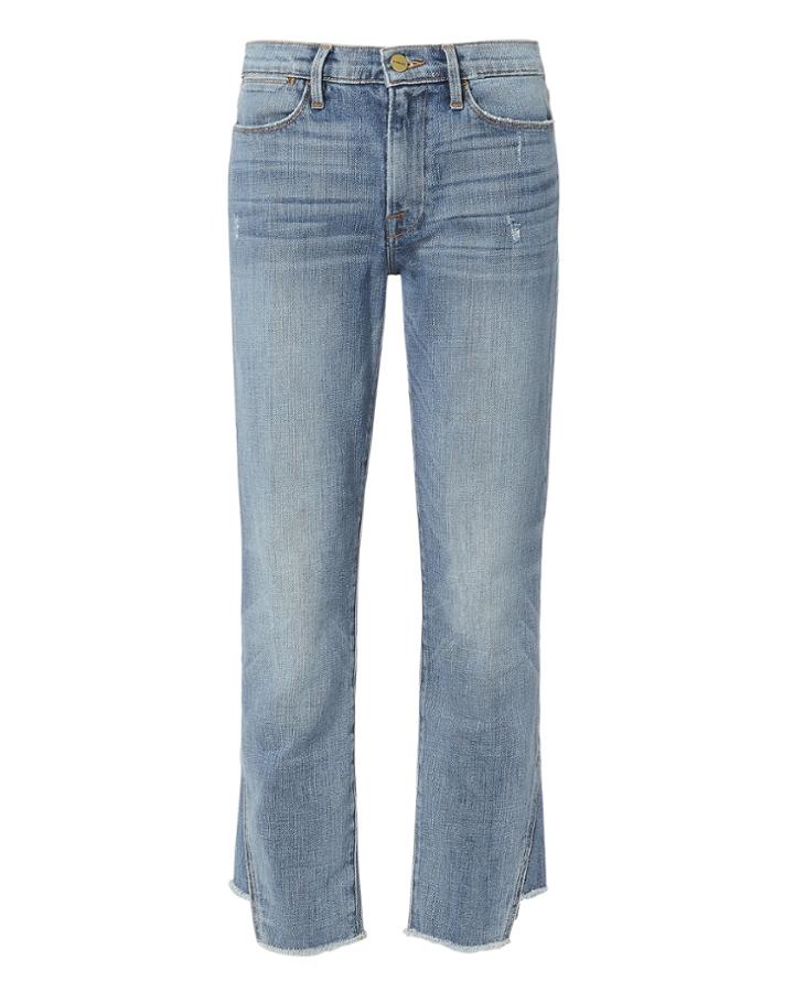 Frame Le High Gusset Step Straight Jeans Denim 28