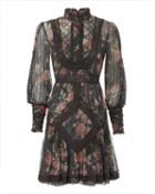 Zimmermann Unbridled Tucked Mini Dress Multi Zero