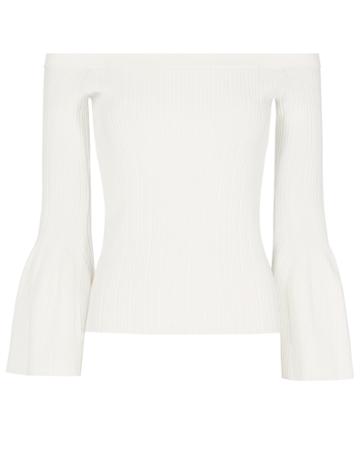 Jonathan Simkhai Off Shoulder Knit Top