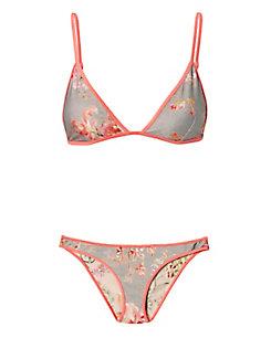 Zimmermann Reversible Print Triangle Bikini