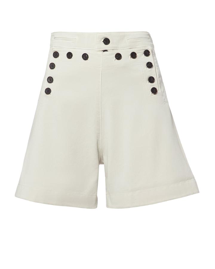 Alc A.l.c. Pierce Shorts Ivory 2