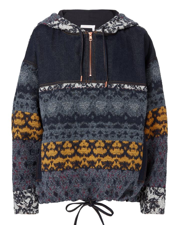See By Chloe See By Chlo Patchwork Hoodie Jacket Multi S