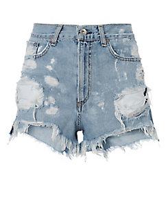 Rag & Bone Justine Brokenland Shorts