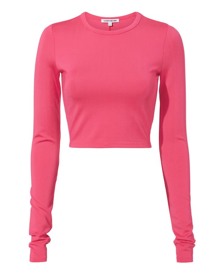 Elizabeth And James Desmond Cropped  Top Pink-drk M