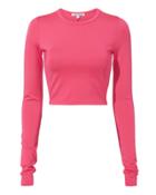 Elizabeth And James Desmond Cropped  Top Pink-drk M
