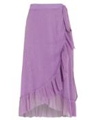 Resume Rsum Ninnet Mesh Wrap Skirt Purple P