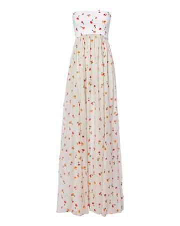 Caroline Constas Mer Mary Floral Maxi Dress Multi P