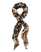 A. Pinto Oblong Leopard Print Scarf