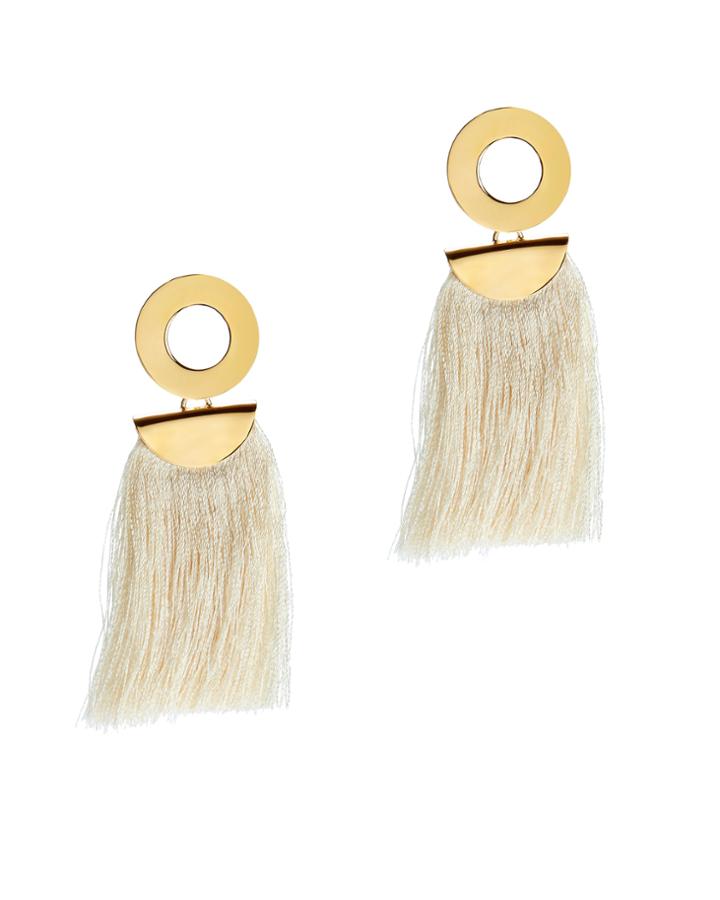 Lizzie Fortunato Go Go Crater Earrings Gold 1size