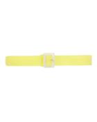 Tibi Pvc Yellow 1.25 Inch Belt Yellow P
