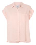Rails Jules Button Back Blush Shirt Pink P