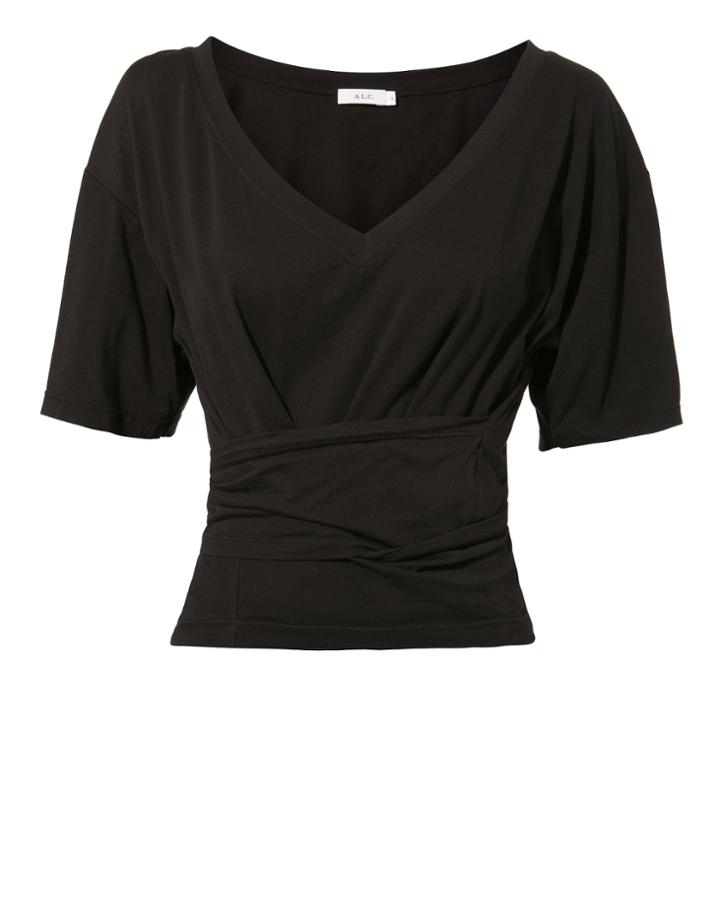 Alc A.l.c. Trinity Wrap Top Black S