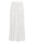 Love Shack Fancy Loveshackfancy Drew Coverup Maxi Skirt White M