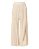 Derek Lam 10 Crosby Beige Cropped Pleated Pants Beige S