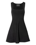 Nicholas Milano Square Neck Mini Dress Black Zero