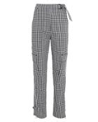 Jonathan Simkhai Seersucker Gingham Cargo Pants Black/white Gingham Zero