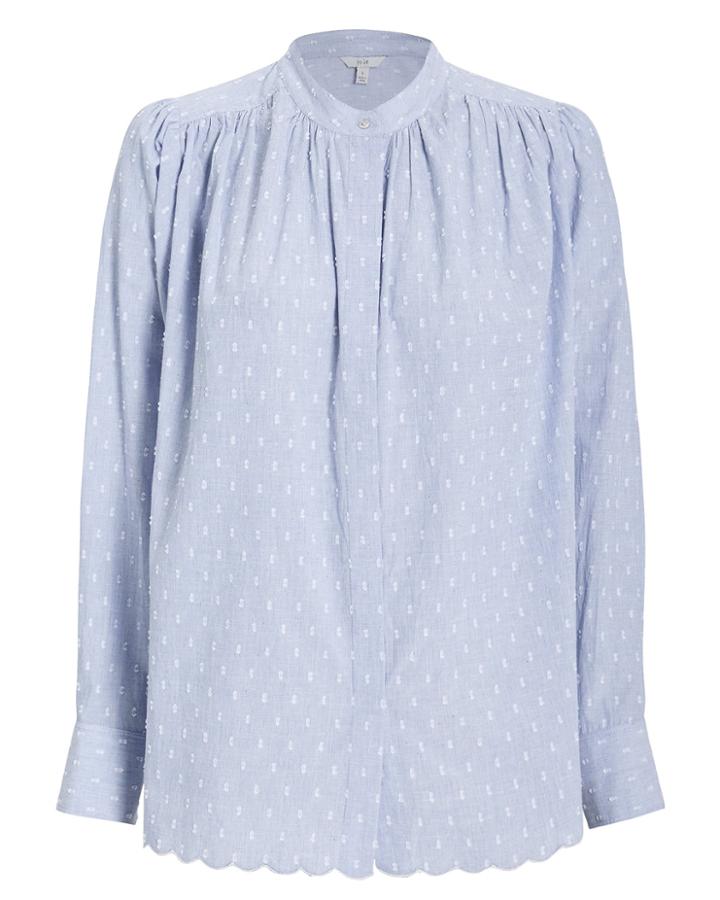 Joie Abidan Cotton Top Blue/white P