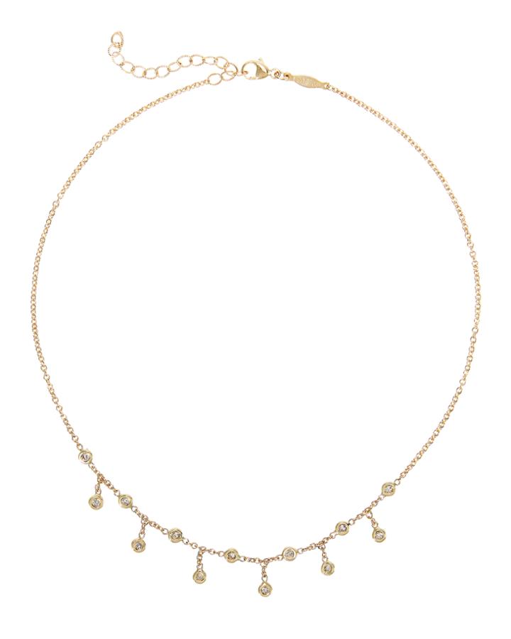 Jacquie Aiche Half Shaker Spaced Out Necklace Gold 1size