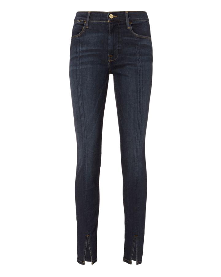 Frame Le High Skinny Split Front Jeans