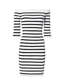 Exclusive For Intermix Tara Striped Knit Dress
