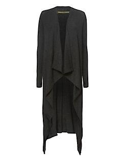 Enza Costa Ribbed Maxi Cardigan