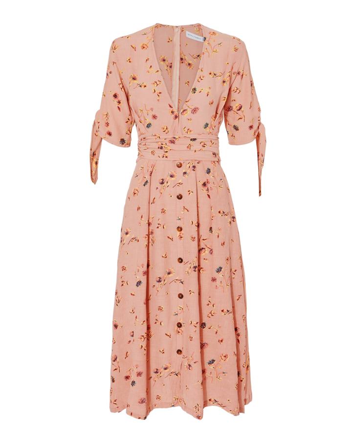 Faithfull The Brand Nina Midi Dress Multi P