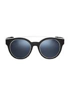 Givenchy Black-and-white Rubber Logo Sunglasses