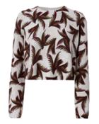 Alc A.l.c. Tami Cropped Sweater Pri-floral S