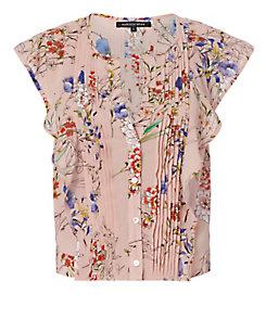 Marissa Webb Caris Print Blouse