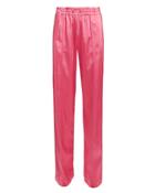 Jonathan Simkhai Satin Track Pants Pink/red S
