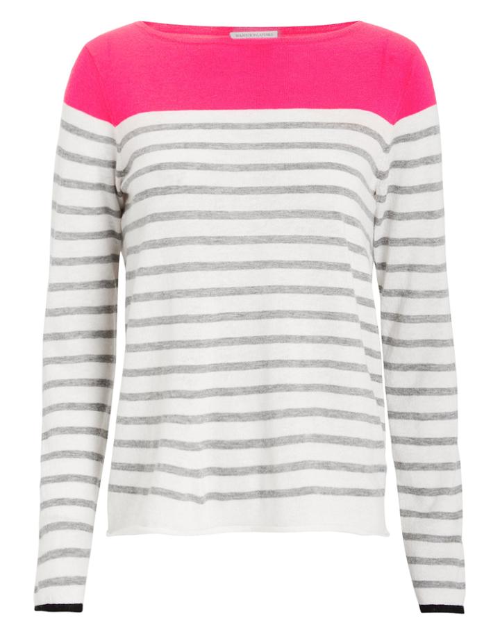 Majestic Filatures Fluorescent Cashmere Top Neon/grey 2
