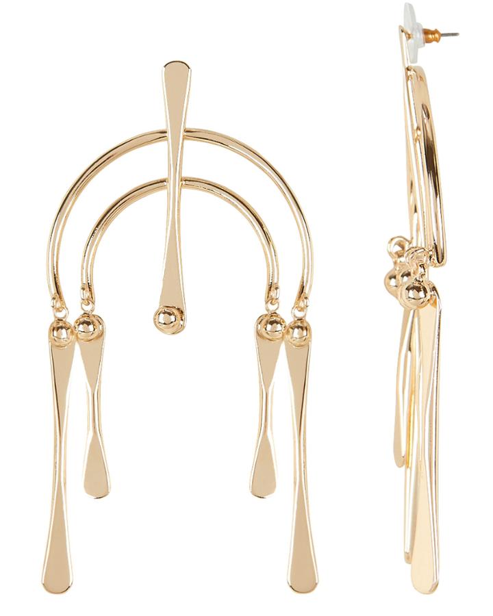 Dannijo Kamil Earrings Gold 1size