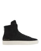 Common Projects Shearling Suede High-top Sneakers