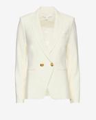 Veronica Beard Exclusive Double Breasted Jacket: White