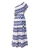 Miguelina Madeline One Shoulder Baby Pineapple Dress