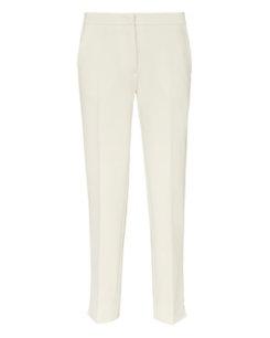 Derek Lam Drake Cropped Ivory Pants
