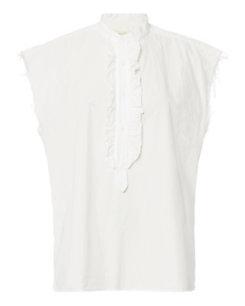 Nili Lotan Charlton Ruffle Top