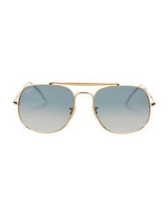 Ray-ban Oversized Caravan Blue Gradient Sunglasses