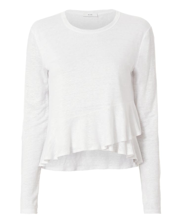 &quot;a.l.c. Vernon Ruffle Tee&quot;