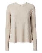 Helmut Lang Tie Back Long Sleeve Sweater