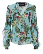 Nicholas Mayflower Frill Blouse Multi 4