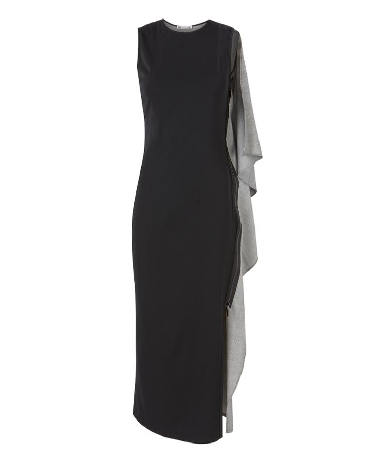 Maticevski Sterling Ruffle Side Dress Multi-drk 8