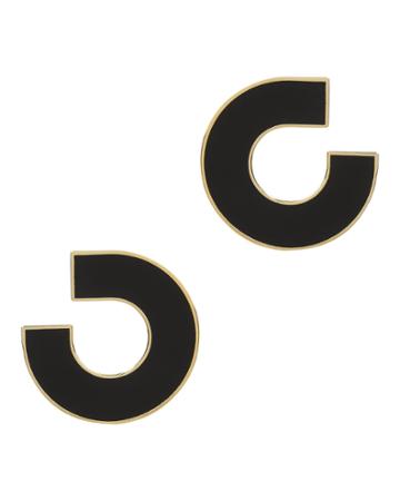 Arme De L'amour Hoop Earrings Gold 1size