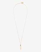 Ginette Ny Single Pearl Pendant Necklace