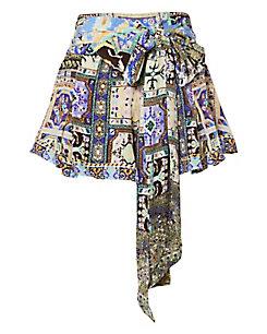 Camilla Weave Of Humanity Pleat Tie Waist Shorts